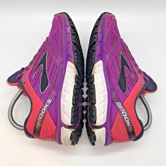 Brooks Ghost 9 Running Shoes 1202251B563 Women's 8.5 Purple Pink Lace Up Sneaker - Picture 7 of 13